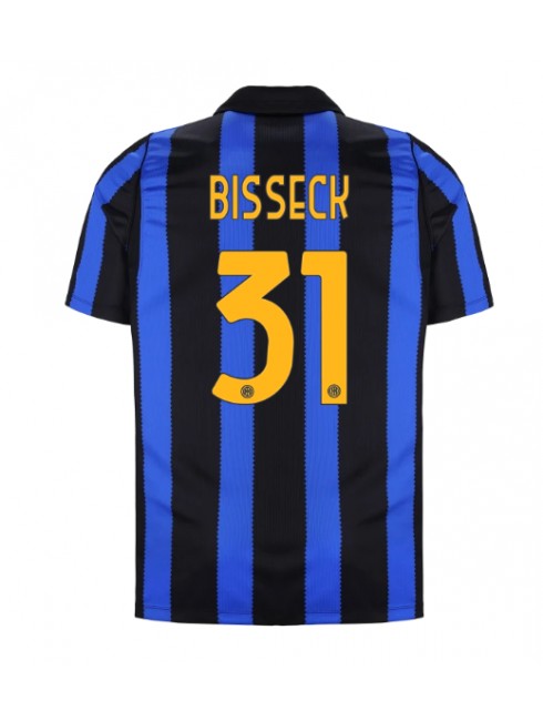 Inter Milan Yann Bisseck #31 Replika Hemmakläder 2026-27 Kortärmad Inter Milan Yann Bisseck #31 Replika Hemmakläder 2026-27 Kortärmad